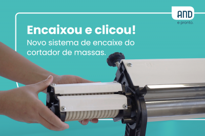 Encaixou e clicou novo cortador de massas para laminadoras and
